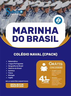 Apostila Marinha (Escola Naval) 2026 - Aspirante - Colégio Naval (CPACN) - Imagem 3