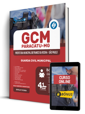 Apostila Prefeitura de Paracatu - MG 2026 - Guarda Civil Municipal - Imagem 1