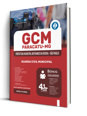 Apostila Prefeitura de Paracatu - MG 2026 - Guarda Civil Municipal - Imagem 2