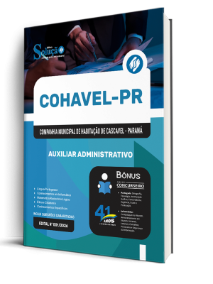 Apostila COHAVEL-PR 2026 - Auxiliar Administrativo - Imagem 2