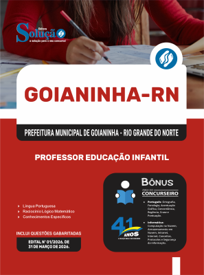 Apostila Prefeitura de Goianinha-RN 2026 - Professor Educação Infantil - Imagem 3
