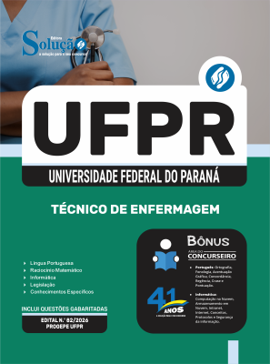Apostila UFPR 2026 - Técnico em Enfermagem - Imagem 3