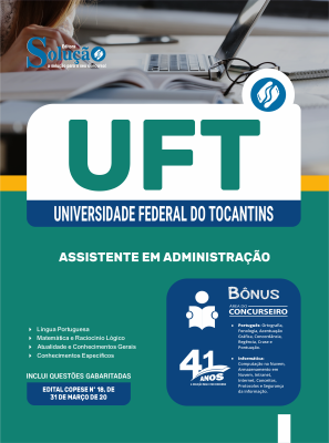 Apostila UFT 2026 - Assistente em Administração - Imagem 3