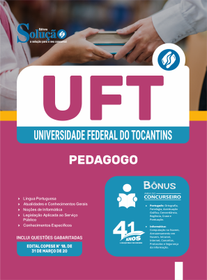 Apostila UFT 2026 - Pedagogo - Imagem 3