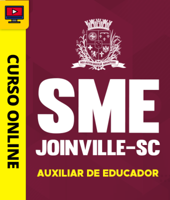 Curso SME Joinville-SC 2026 - Auxiliar de Educador - Imagem 1