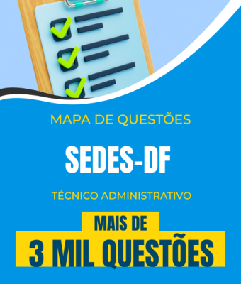 Mapa de Questões Online - SEDES-DF - Técnico Administrativo - 3 Mil Questões - Imagem 1