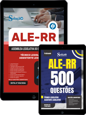 Combo ALE-RR 2026 - Técnico Legislativo - Assistente Legislativo - Imagem 1