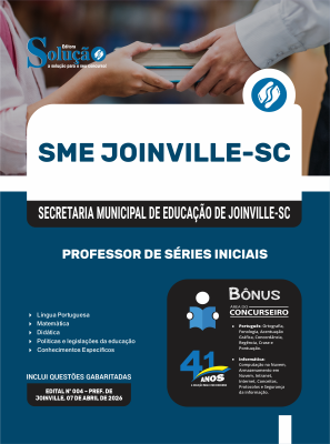 Apostila SME Joinville-SC 2026 - Professor de Séries Iniciais - Imagem 3
