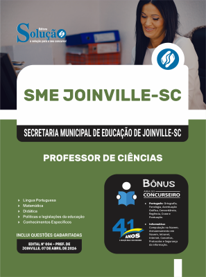Apostila SME Joinville-SC 2026 - Professor de Ciências - Imagem 3