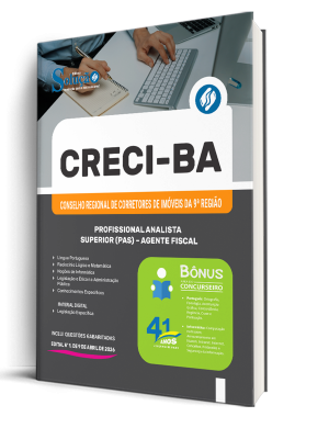 Apostila CRECI-BA 2026 - Profissional Analista Superior (PAS) - Agente Fiscal - Imagem 2