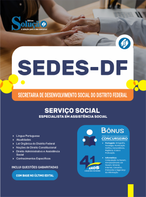 Apostila SEDES-DF 2026 - Especialista em Assistência Social - Serviço Social - Imagem 3