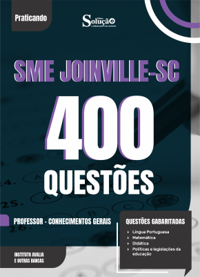 Caderno de Questões SME Joinville-SC - Professor - Conhecimentos Gerais - 400 Questões Gabaritadas - Imagem 2