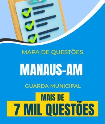 Mapa de Questões Online - Pref. Manaus-AM - Técnico Municipal I - Guarda Municipal - 7 Mil Questões - Imagem 1