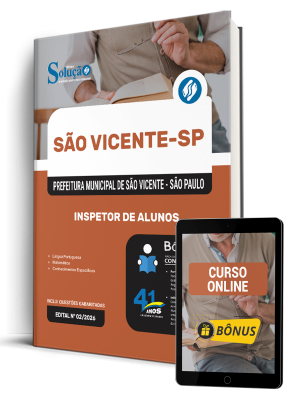 Apostila Prefeitura de São Vicente - SP 2026 - Inspetor de Alunos - Imagem 1