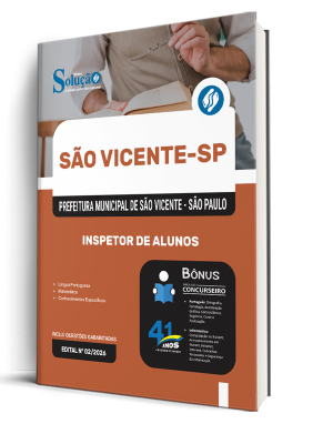 Apostila Prefeitura de São Vicente - SP 2026 - Inspetor de Alunos - Imagem 2