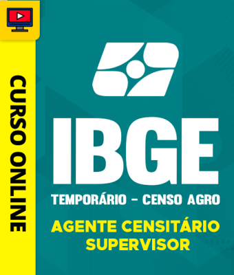 Curso IBGE - Temporário 2026 - Censo Agro - Agente Censitário Supervisor - Imagem 1