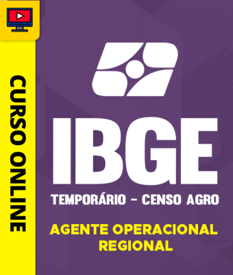 Curso IBGE - Temporário 2026 - Censo Agro - Agente Operacional Regional - Imagem 1