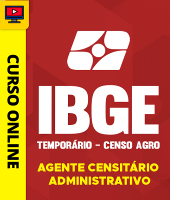 Curso IBGE - Temporário 2026 - Censo Agro - Agente Censitário Administrativo - Imagem 1