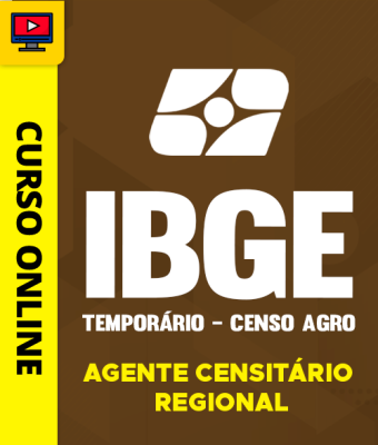 Curso IBGE - Temporário 2026 - Censo Agro - Agente Censitário Regional - Imagem 1