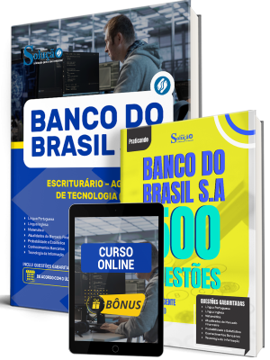 Combo Banco do Brasil 2026 - Escriturário - Agente de Tecnologia (TI) - Imagem 1