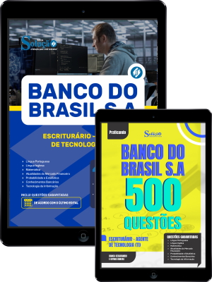 Combo Banco do Brasil 2026 - Escriturário - Agente de Tecnologia (TI) - Imagem 1