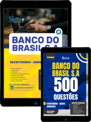 Combo Banco do Brasil 2026 - Escriturário - Agente Comercial - Imagem 1