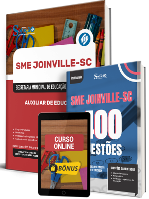 Combo SME Joinville-SC 2026 - Auxiliar de Educador - Imagem 1