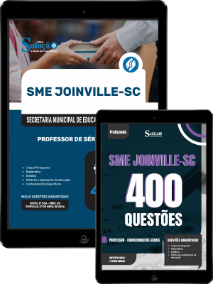 Combo SME Joinville-SC 2026 - Professor de Séries Iniciais - Imagem 1