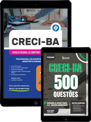 Combo CRECI-BA 2026 - Profissional de Suporte Técnico (PST) - Assistente Administrativo - Imagem 1