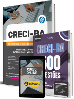 Combo CRECI-BA 2026 - Profissional Analista Superior (PAS) - Agente Fiscal - Imagem 1