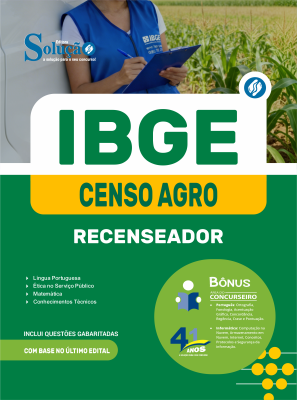 Apostila IBGE Temporário 2026 - Recenseador - Imagem 3