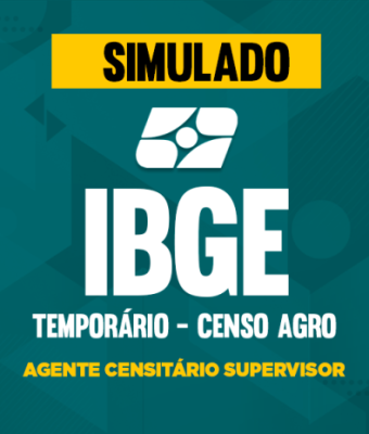 Simulado - IBGE - Temporário 2026 - Censo Agro - Agente Censitário Supervisor