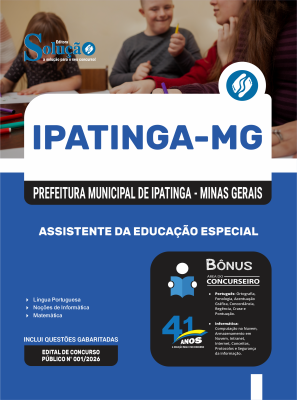 Apostila Prefeitura de Ipatinga - MG 2026 - Assistente da Educação Especial - Imagem 3