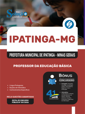 Apostila Prefeitura de Ipatinga - MG 2026 - Professor da Educação Básica - Imagem 3