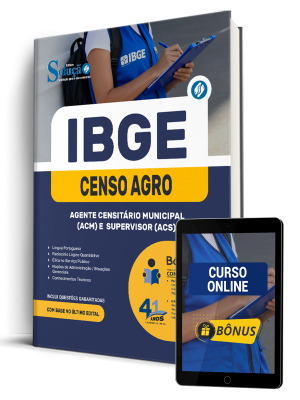 Apostila IBGE Temporário 2026 - Agente Censitário Municipal (ACM) e Supervisor (ACS) - Imagem 1