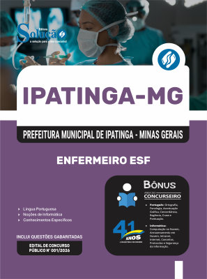Apostila Prefeitura de Ipatinga - MG 2026 - Enfermeiro ESF - Imagem 3