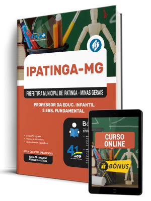 Apostila Prefeitura de Ipatinga - MG 2026 - Professor da Educação Infantil e Ensino Fundamental - Imagem 1