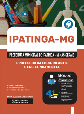Apostila Prefeitura de Ipatinga - MG 2026 - Professor da Educação Infantil e Ensino Fundamental - Imagem 3