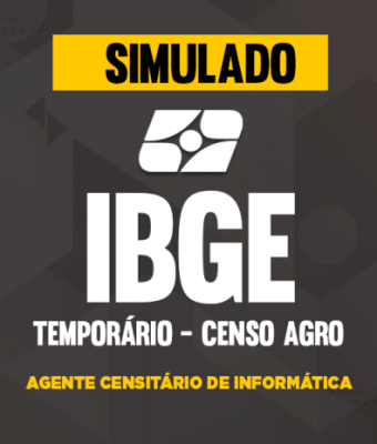 Simulado - IBGE - Temporário 2026 - Censo Agro - Agente Censitário de Informática