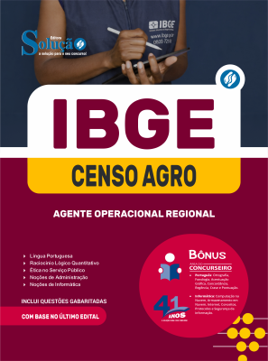 Apostila IBGE Temporário 2026 - Agente Operacional Regional - Imagem 3