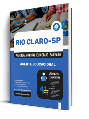 Apostila Prefeitura de Rio Claro - SP 2026 - Agente Educacional - Imagem 2