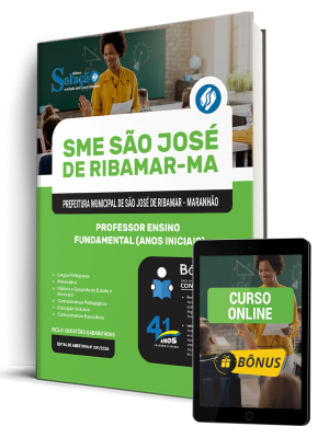 Apostila Prefeitura de São José de Ribamar-MA 2026 - Professor Ensino Fundamental Anos Iniciais - Imagem 1