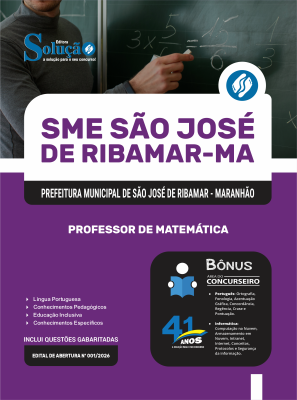 Apostila Prefeitura de São José de Ribamar-MA 2026 - Professor - Matemática - Imagem 3