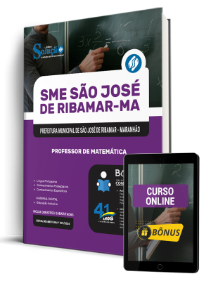 Apostila Prefeitura de São José de Ribamar-MA 2026 - Professor - Matemática - Imagem 1