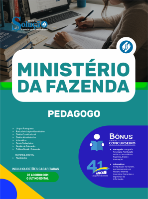 Apostila Ministério da Fazenda 2026 - Pedagogo - Imagem 3