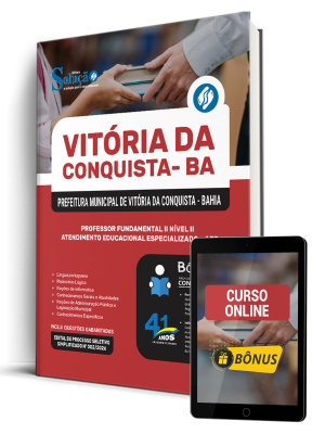 Apostila Prefeitura de Vitória da Conquista - BA 2026 - Professor Fundamental II Nível II - Atendimento Educacional Especializado – AEE - Imagem 1