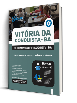 Apostila Prefeitura de Vitória da Conquista - BA 2026 - Professor Fundamental II Nível II - Ciências - Imagem 2