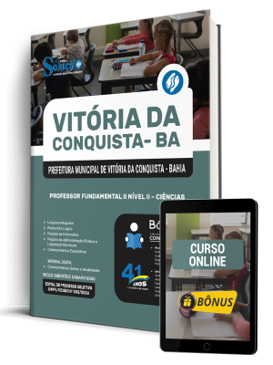 Apostila Prefeitura de Vitória da Conquista - BA 2026 - Professor Fundamental II Nível II - Ciências - Imagem 1