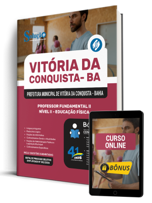 Apostila Prefeitura de Vitória da Conquista - BA 2026 - Professor Fundamental II Nível II - Educação Física - Imagem 1