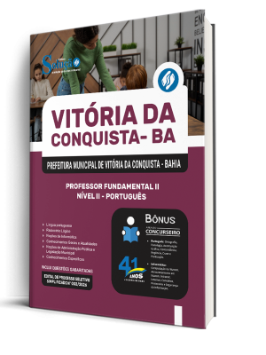 Apostila Prefeitura de Vitória da Conquista - BA 2026 - Professor Fundamental II Nível II - Português - Imagem 2